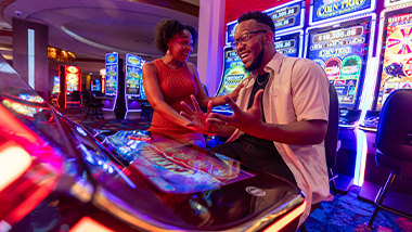 people playing slots