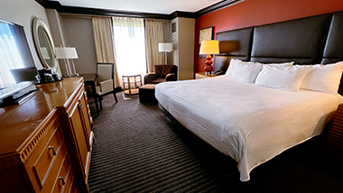 deluxe king hotel room