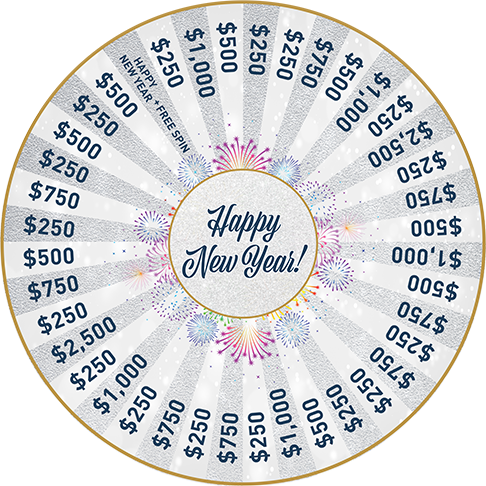 nye new years eve spin the wheel