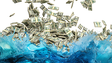splash into cash